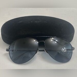 Tom Ford Dark Aviator Sunglasses